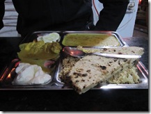 God non-veg thali på Sidhartas restaurang.